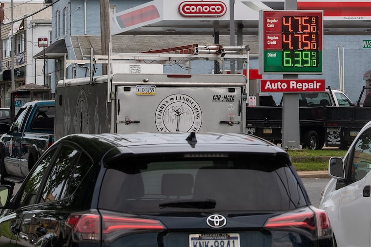 Diesel prices have moved up more quickly than gasoline prices nationwide. A Conoco gas station on West Chester Pike in Havertown sold diesel on Thursday for $1.64 more per gallon than regular gasoline, a spread of 34%. On Jan. 1, the spread between gasoline and diesel prices in the Philadelphia area was 11.5%, according to AAA.