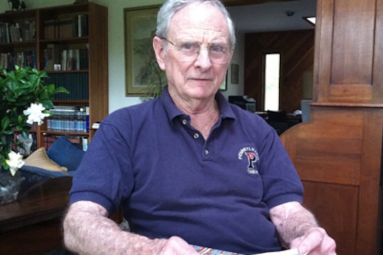 Charles McMahon of Lafayette Hill says he was shocked by the Voice of the Faithful survey of 881 priests, only 165 of whom responded. (Monica Yant Kinney / Staff)