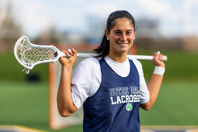 Riley Davis is a junior at the Academy of Notre Dame de Namur. She's top girls' lacrosse player in the nation and committed to play at Penn State.