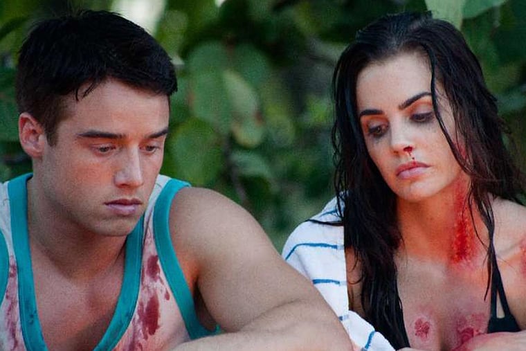 Brando Eaton and Jillian Murray in "Cabin Fever: Patient Zero."