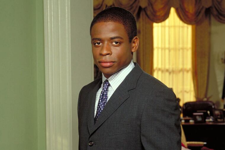 Dule Hill, pictured here as Charlie Young on “The West Wing,” will play Nat King Cole at Malvern’s People’s Light.