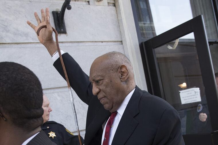 Bill Cosby leaves the Montgomery County Courthouse in Norristown on Thursday, April 26, 2018, after he was found guilty for his 2004 attack on Andrea Constand.