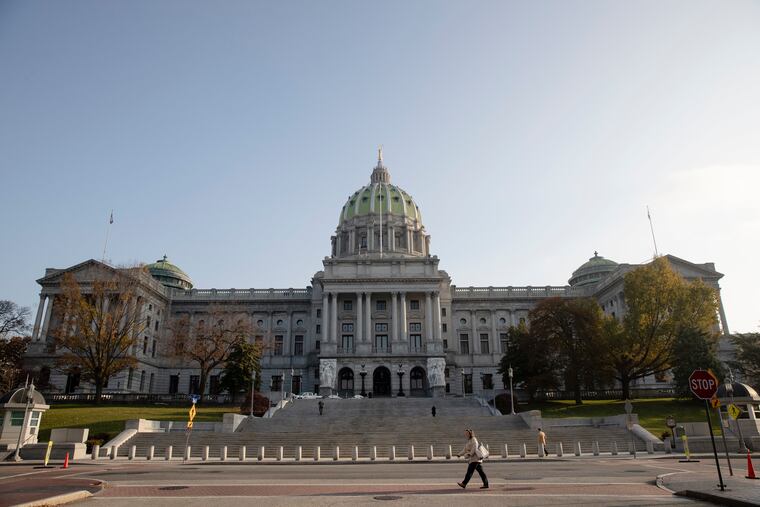 Pennsylvania Capitol in Harrisburg.