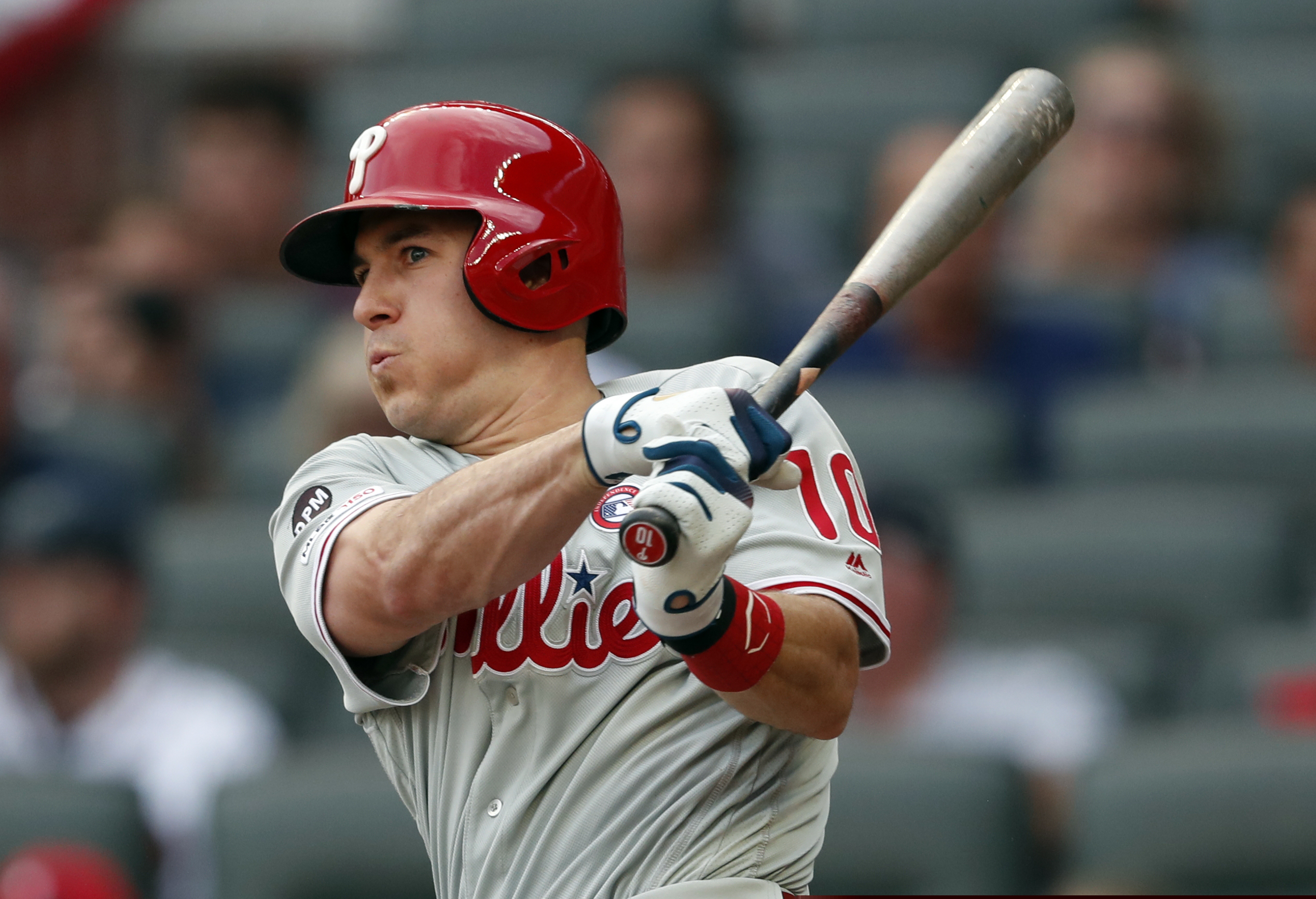 Catcher J.T. Realmuto isn't stressing about a contract extension, but the All-Star wants to stay with the Phillies.