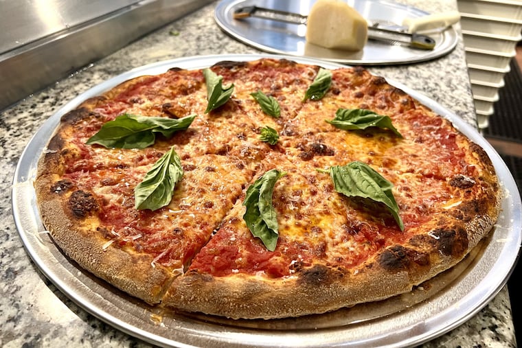 New York-style red pizza at Pizzata Birreria, 1700 E. Passyunk Ave.