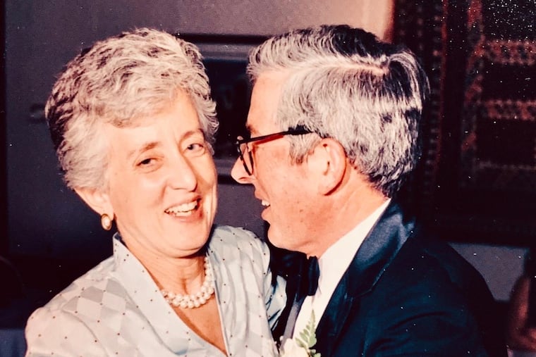 Emily Woodward Churchman Starr pictured with her husband, Harold Page Starr. Ms. Starr died on Thursday, Dec. 15 at age 85.