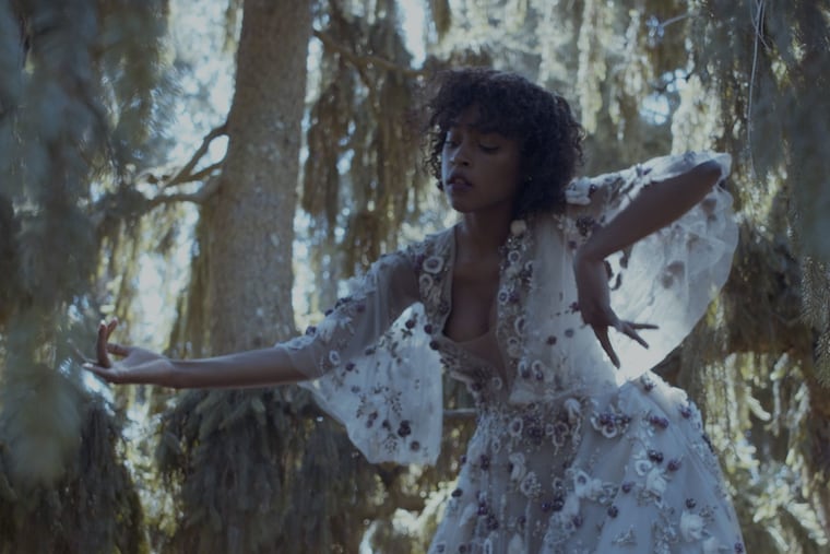 BalletX dancer Ashley Simpson in Robbie Fairchild's "The Cycle."