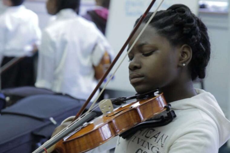 Elizabeth Kling and Jamie Bernstein's film "Crescendo! The Power of Music" follows students from St. Francis de Sales School in West Philadelphia and Harlem.
