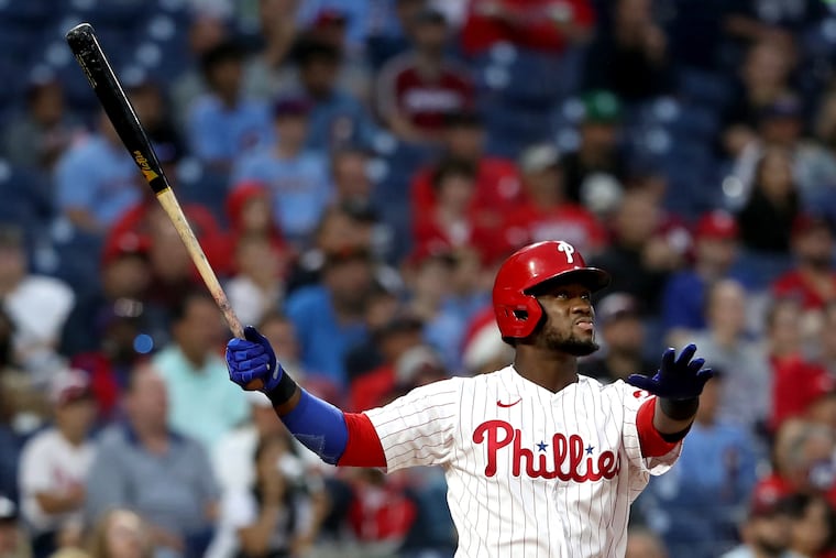The Phillies' Odúbel Herrera is batting .325 in August with a .376 on-base percentage in 86 plate appearances.