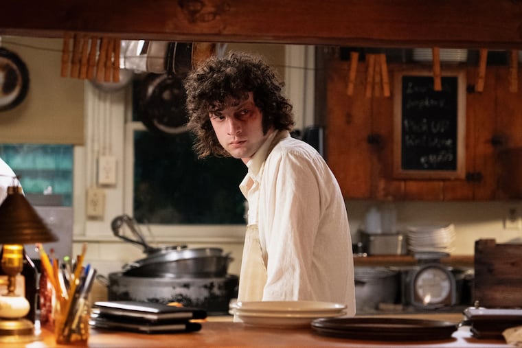 Dominic Sessa as Anthony Bourdain in "Tony."