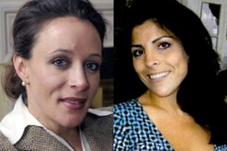 Paula Broadwell, left, author of the David Petraeus biography "All In," carried on an affair with Petraeus, according to several U.S. officials with knowledge of the situation. A senior U.S. military official says Broadwell sent harassing emails to Jill Kelley of Tampa, right, the State Department's liaison to the military's Joint Special Operations Command. (Broadwell photo: AP Photo/The Charlotte Observer, T. Ortega Gaines; Kelley photo, <a href="http://www.tampabaymagazine.com/">Tampa Bay Magazine,</a> May/June 2007 edition)