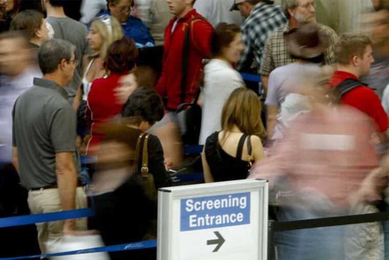 The Transportation Security Administration's PreCheck program identifies low-risk passengers, who can bypass the long security lines that have become commonplace. (Mark Boster / Los Angeles Times)