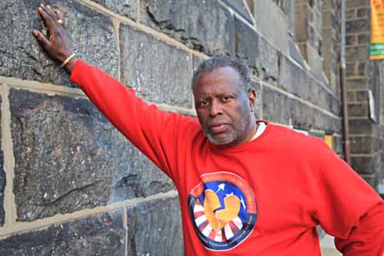Minister Ari Merretazon of the Pointman Soldiers Heart Ministry, stands in front of the North Philadelphia community center his veterans advocacy group uses for meetings, Sept. 26 2013. The decorated Vietnam veteran and his nonprofit are pushing the city to hire a full time veteran director of veterans affairs.
JAD SLEIMAN / DAILY NEWS STAFF