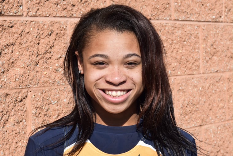 Chanel Brissett set a state record in the 60-meter hurdles en route to leading Cheltenham to the PTFCA Indoor State Championship.