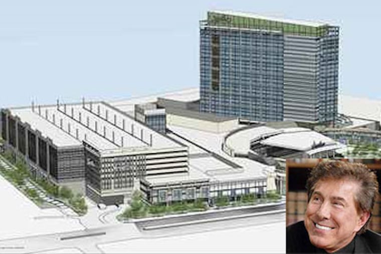 Las Vegas casino mogul Steve Wynn (inset) is assuming control of the Foxwoods casino project in Philadelphia.