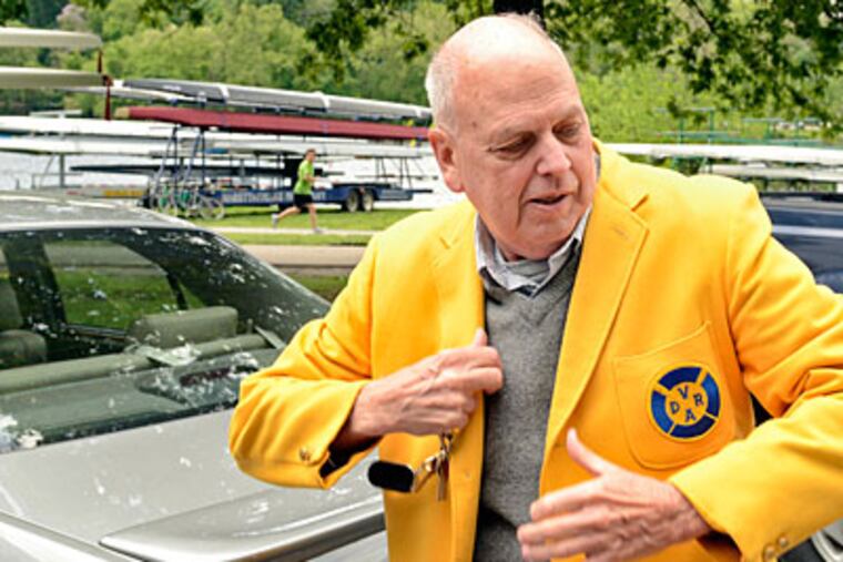 John Galloway is the Dad Vail chairman. "Once you're a racer, you're a racer," he said. (Tom Gralish/Staff Photographer)