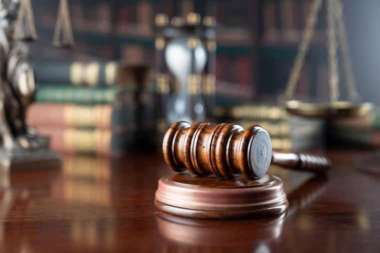 A judicial gavel.