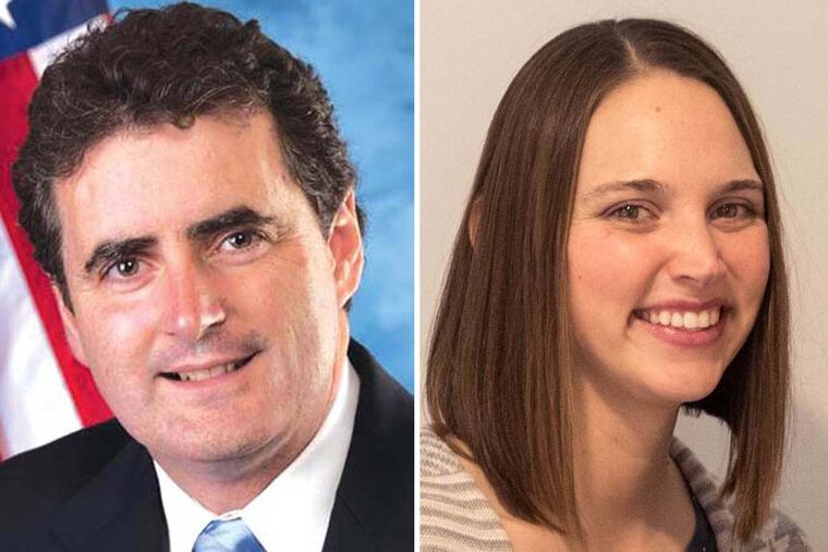 Mike Fitzpatrick (left) and Andrea Hackman.