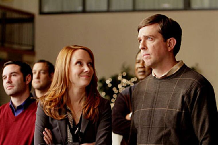 Anne Heche and Ed Helms star in "Cedar Rapids."