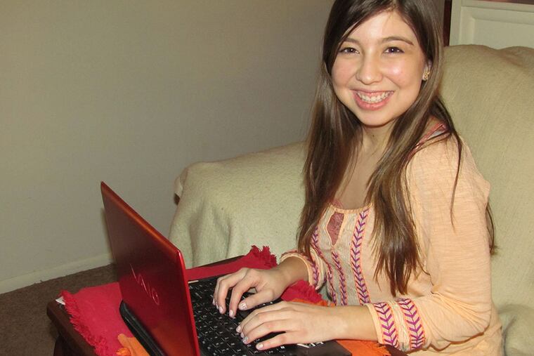 Mayra Dietz began her blog as a classroom assignment. The process has since become her hobby as the Bensalem High student creates bonds with her followers.