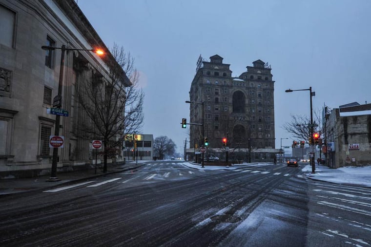 The Divine Lorraine in winter 2015.