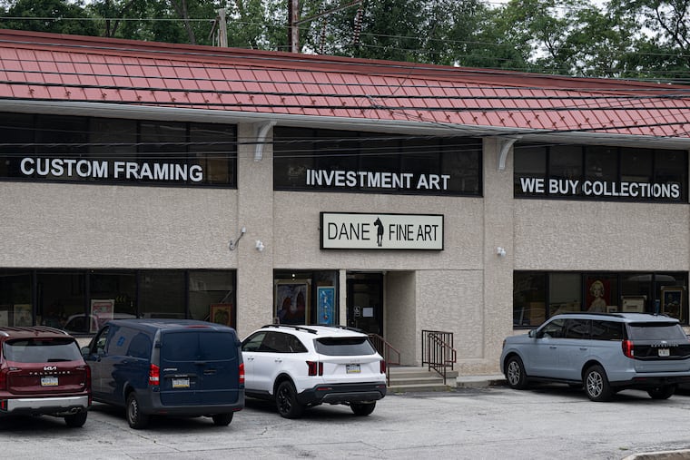 Dane Fine Art on July 30 in Haverford Township.
