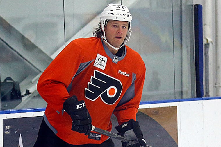 The Flyers' Jay Rosehill. (Yong Kim/Staff Photographer)
