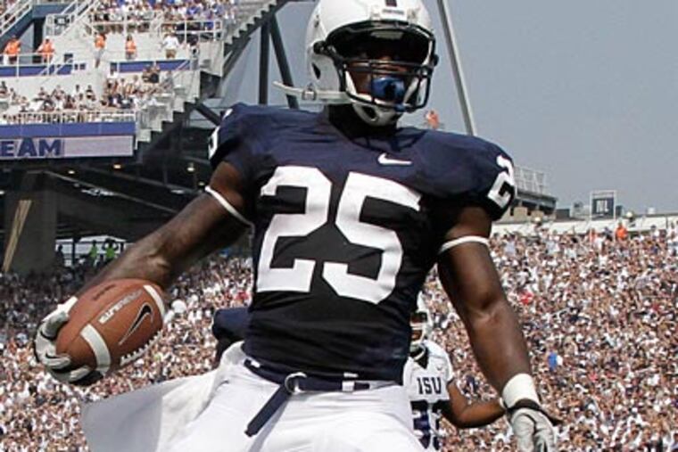 Silas Redd, a lifelong Giants fan, will keep an eye on his new coach Bill O'Brien on Sunday. (Gene J. Puskar/AP)