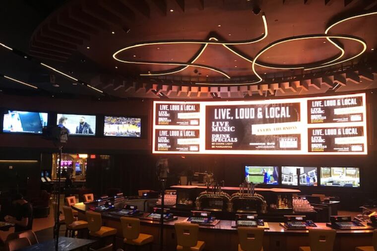 The Borgata's new sportsbook is more of a restaurant and bar than a traditional sportsbook. It will open to the public on Saturday.