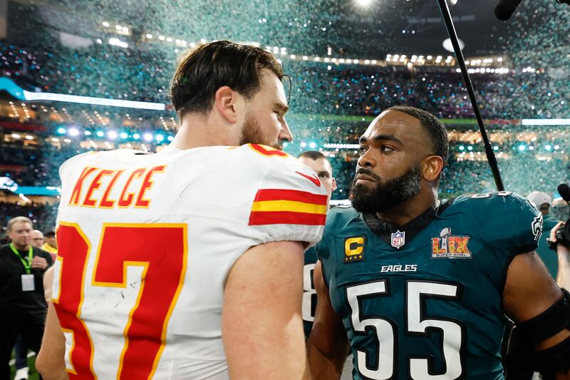 Brandon Graham on 'New Heights': The Tush Push and ‘one thing Chip ...