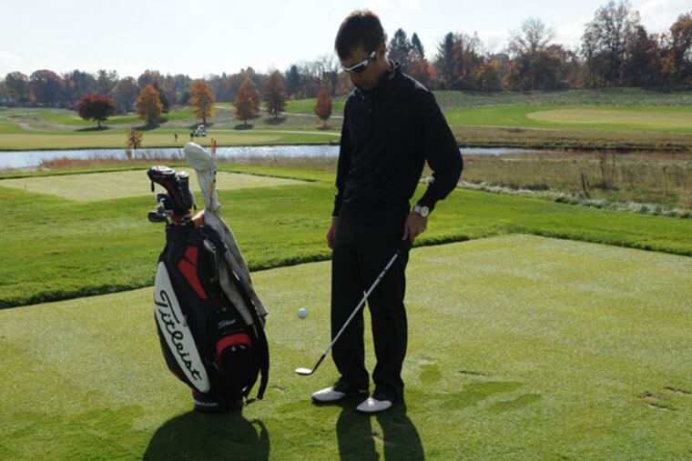 PGA Golf Pro Michael Wheeler at the Bellewood Golf Club Thursday, Oct. 30, 2014 in Pottstown, Pa. (Philadelphia Inquirer/Bradley C Bower)