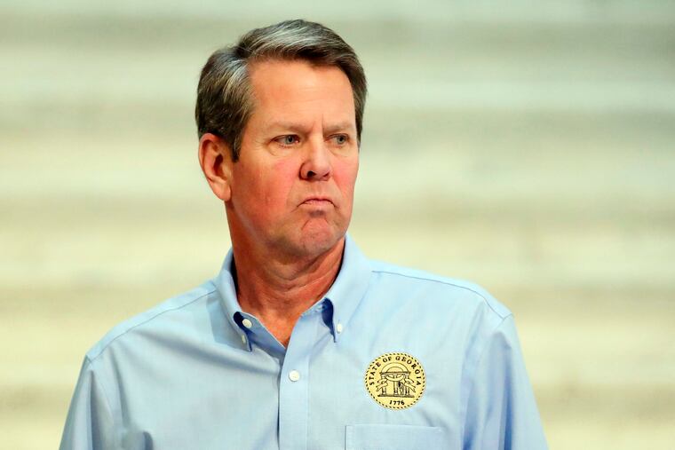 Georgia Gov. Brian Kemp.