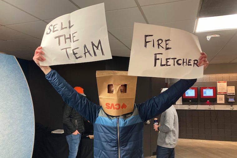 This Flyers fan got half of his wish on Friday when the team fired GM Chuck Fletcher.