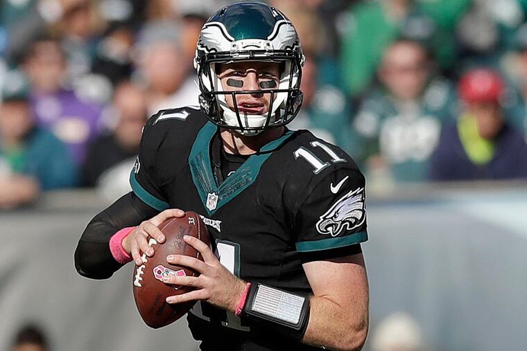 Eagles quarterback Carson Wentz.