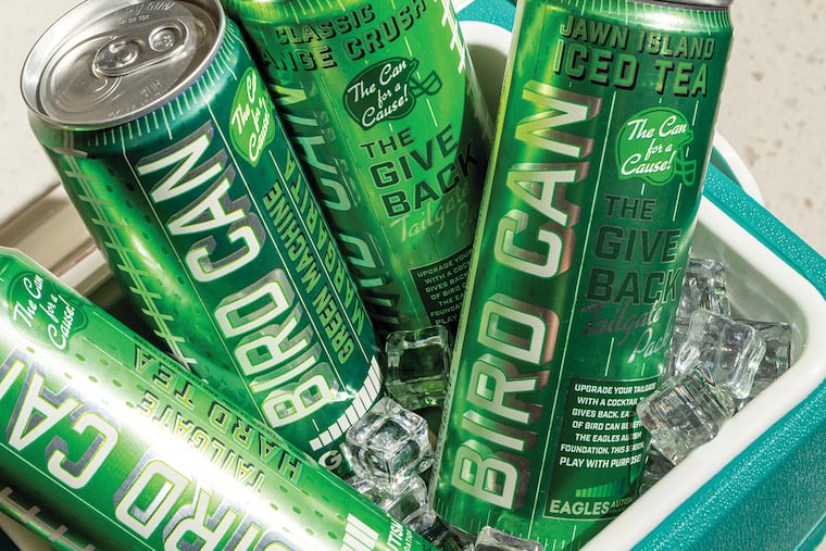 Bird Gang Spirits released a line of canned cocktails. Part of the proceeds from the cocktails will benefit the Eagles Autism Foundation.