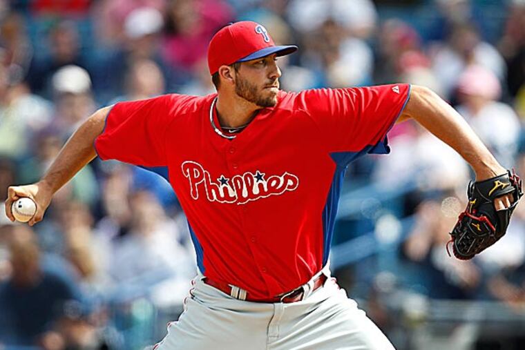 Charlie Manuel wants Phillippe Aumont in his bullpen. At least, that's what it sounded like on Monday afternoon. (David Maialetti/Staff Photographer)