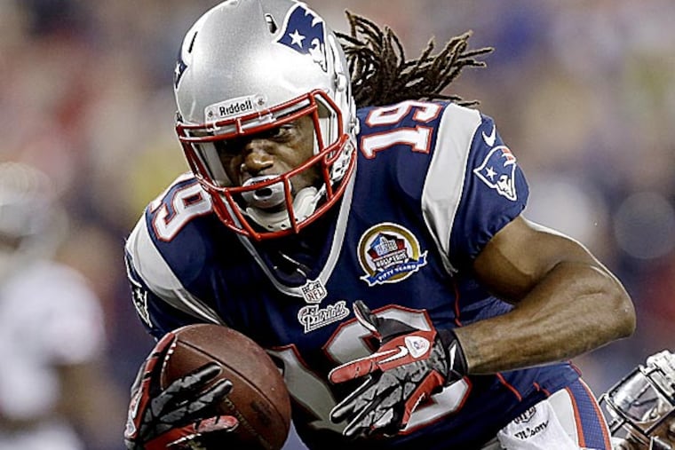 Wide receiver Donte Stallworth, a former New England Patriot and Eagle, was cut loose by the Washington Redskins. (Elise Amendola/AP)