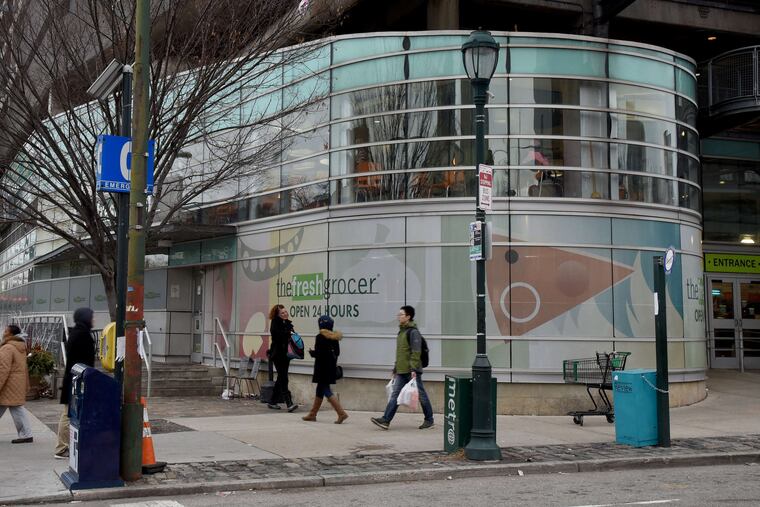 The Fresh Grocer at 40th and Walnut. Penn says the store didn't move to renew the lease "in a timely fashion."