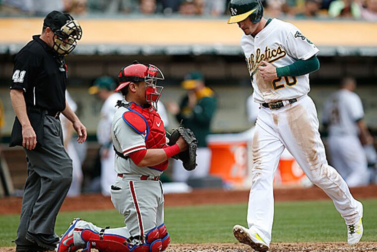 Phillies catcher Carlos Ruiz. (Tony Avelar/AP)