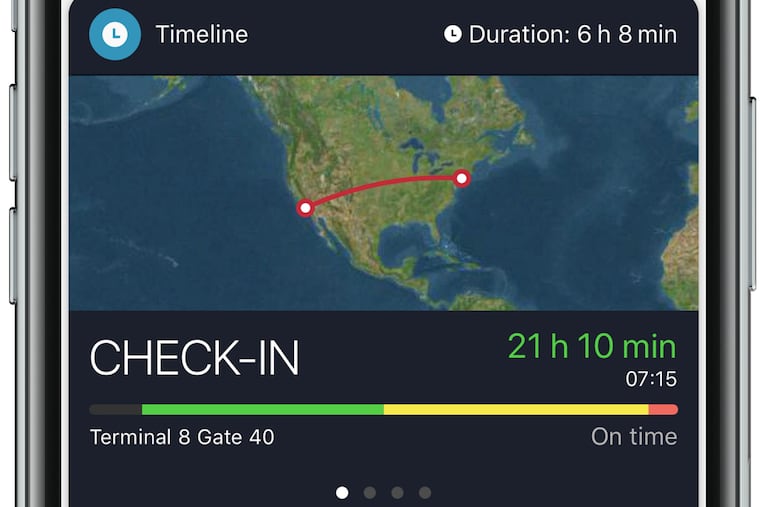 App in the Air can help travelers predict wait times for TSA security lines.