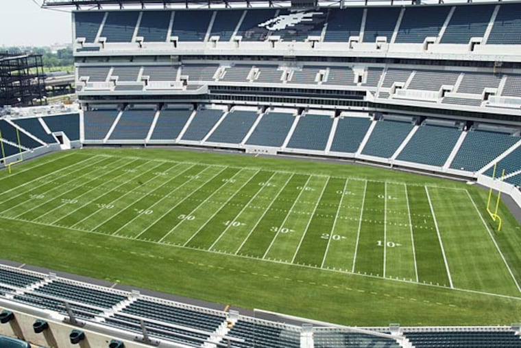This is a view of Philadelphia's new Lincoln Financial Field on Thursday, June 12, 2003. (H. Rumph, Jr./AP)