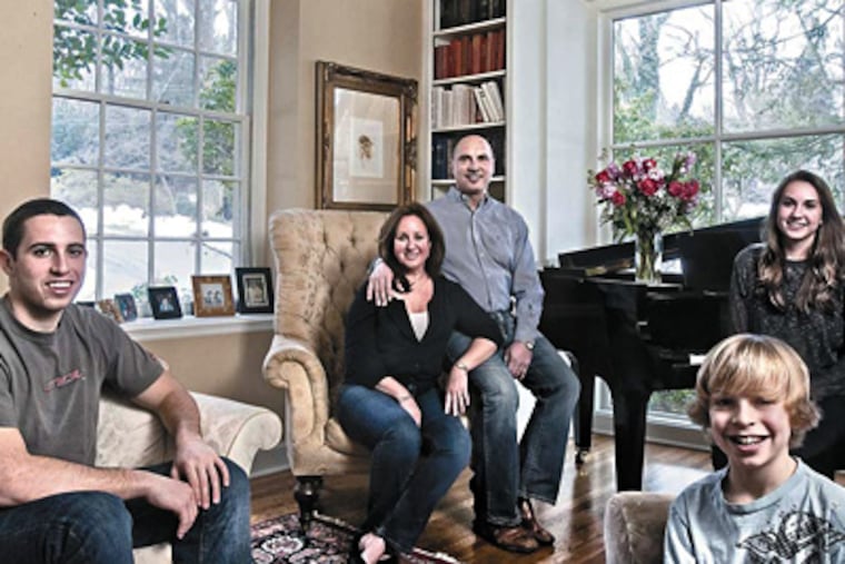 The Bogorowski family in their living room. (Akira Suwa / Staff Photographer )