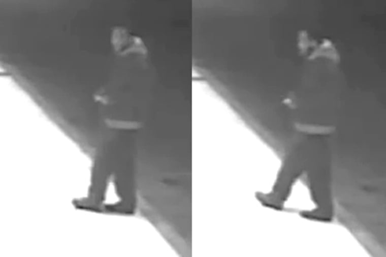Investigators say this video surveillance footage offers a fairly clear look at a man who beat and choked a 33-year-old woman in an alley on Sergeant Street about 2 a.m. Monday.