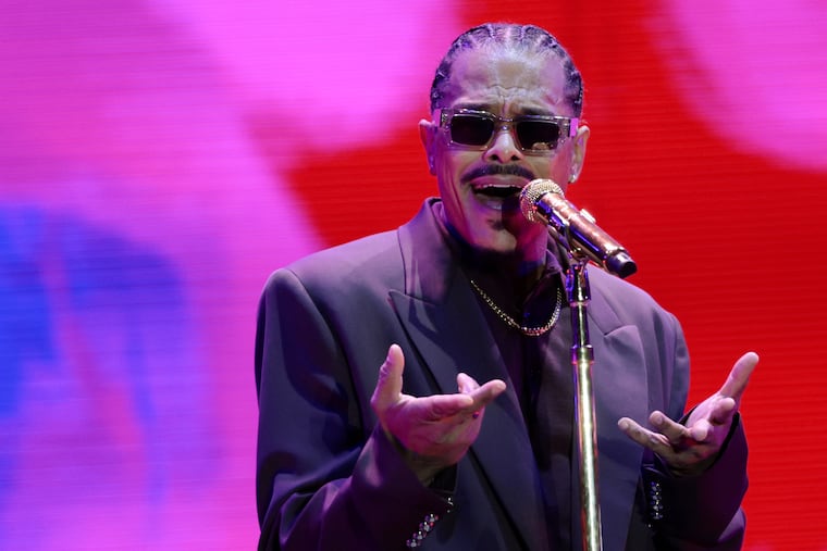 Maxwell performs during the Roots Picnic at the Mann Center in Fairmount Park on Saturday.