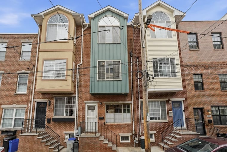 Exterior of the Center City home.