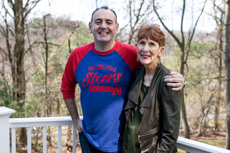 Betsy Del Vecchio, 73, of Chadds Ford and neighbor Leigh Cullen, 43, of Dublin, Ireland.