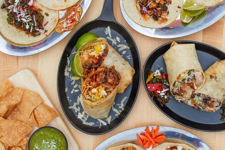 Some of the wares from Heffe Tacos. A Spring Garden location is poised for a March 17 opening.