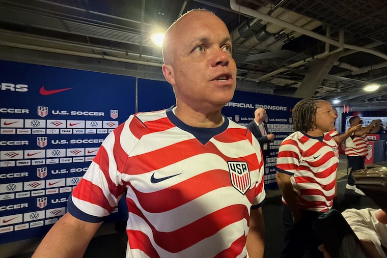 Former Union sporting director joined many of his teammates from the U.S.' 1994 World Cup squad for a reunion at Saturday's U.S.-Germany game.