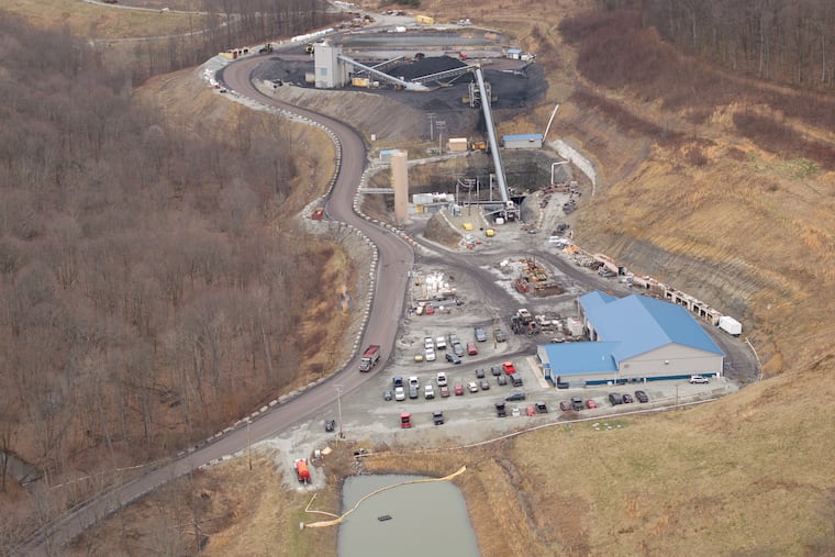 LCT Energy’s Rustic Ridge No. 1 Mine in Acme, Pa., on March 16. Last year, LCT Energy received approval from the Pennsylvania Department of Environmental Protection to expand the mine, and an application to open another nearby mine is pending.