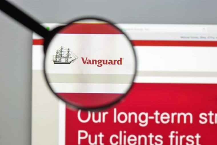 Vanguard website (Dreamstime/TNS)